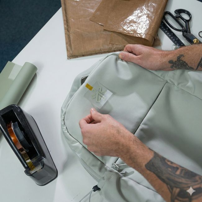 Quadra QS306 Heat Transfer Print Decoration Step 1