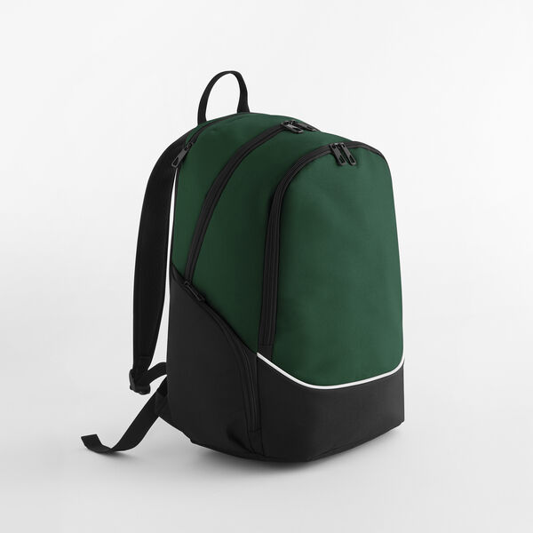 QS65 Teamwear Backpack 2026 Edition - Bottle Green-Black-White