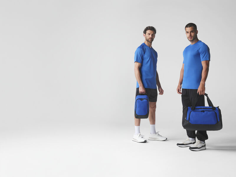 QS287 Pro Team Shoe Bag - Royal - Black & QS277 Pro Team Small Holdall - Royal - Black (Ecommerce Shot)